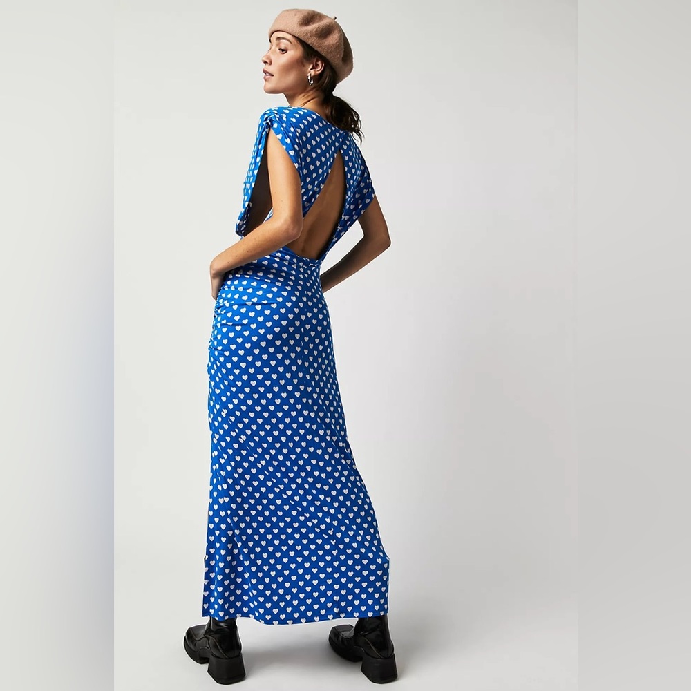 🎉LAST PIECE 🎉FREE PEOPLE Lakeside Maxi Printed Dress